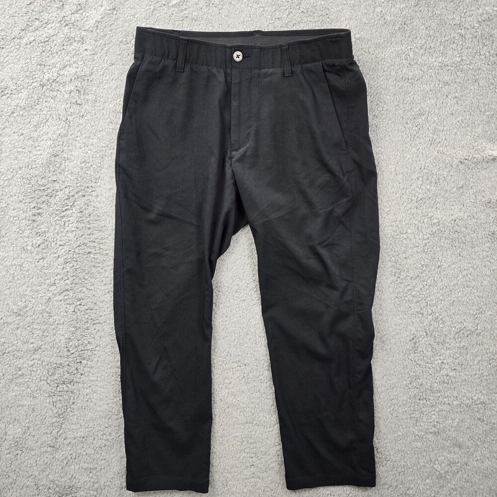 Under Armour Men's The Showdown Black Active Golf Pants Size 32 x 26